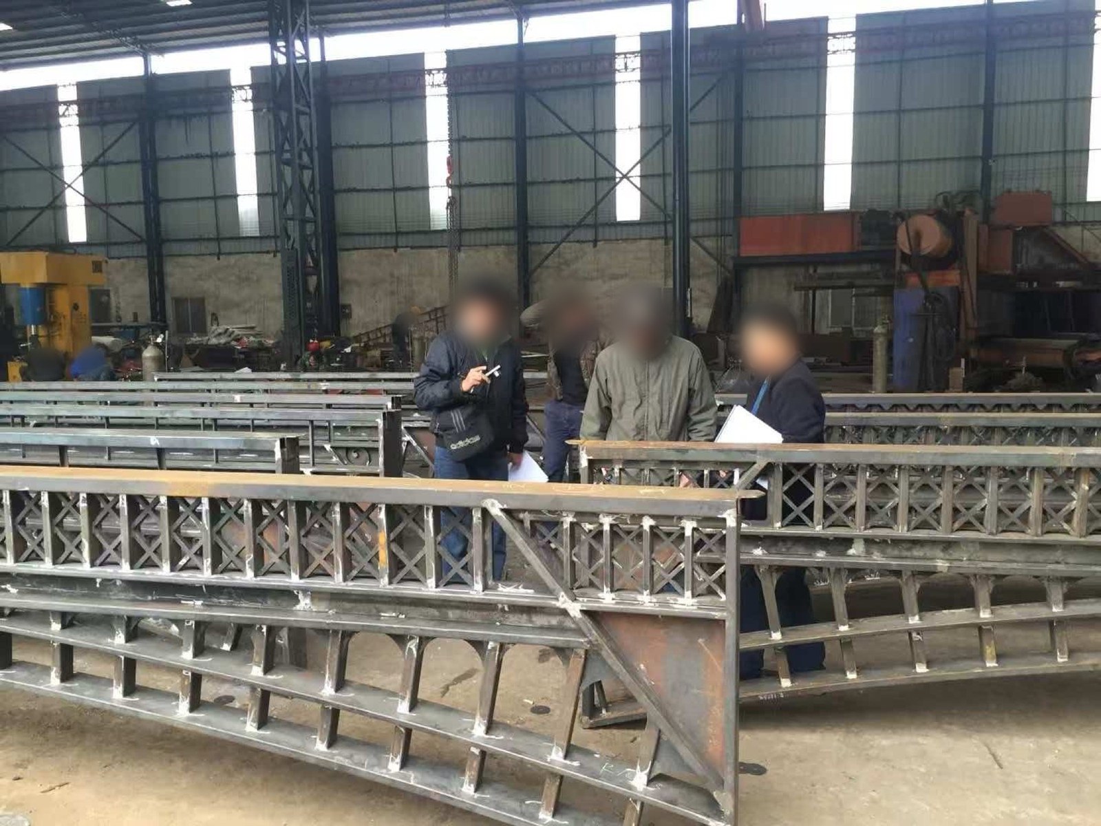 澳门巴黎铁塔售票厅 · 售票厅钢架车间组装