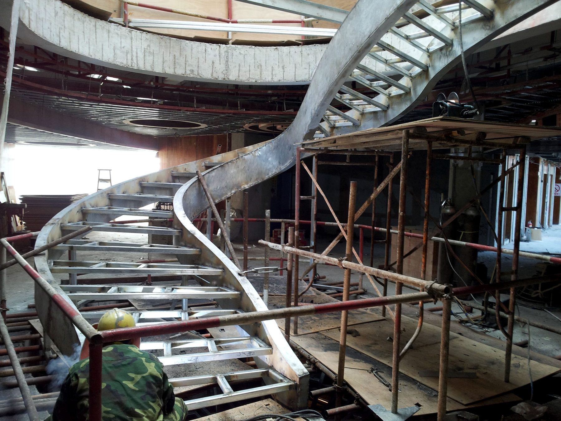 Helical staircase, island hotel — Dong'ao Island, Zhuhai