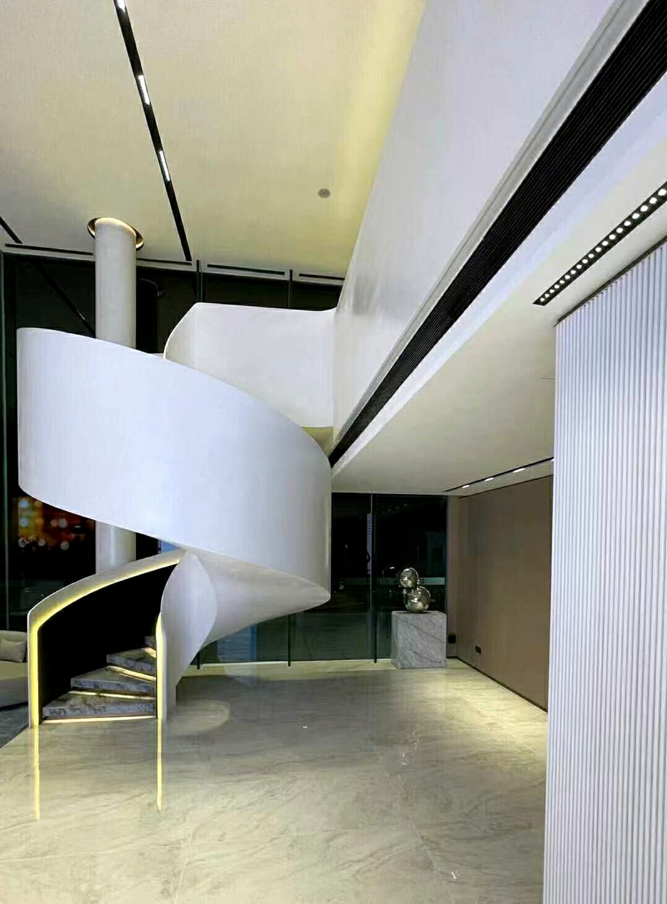 Helical staircase, sales centre — Nancheng, Dongguan