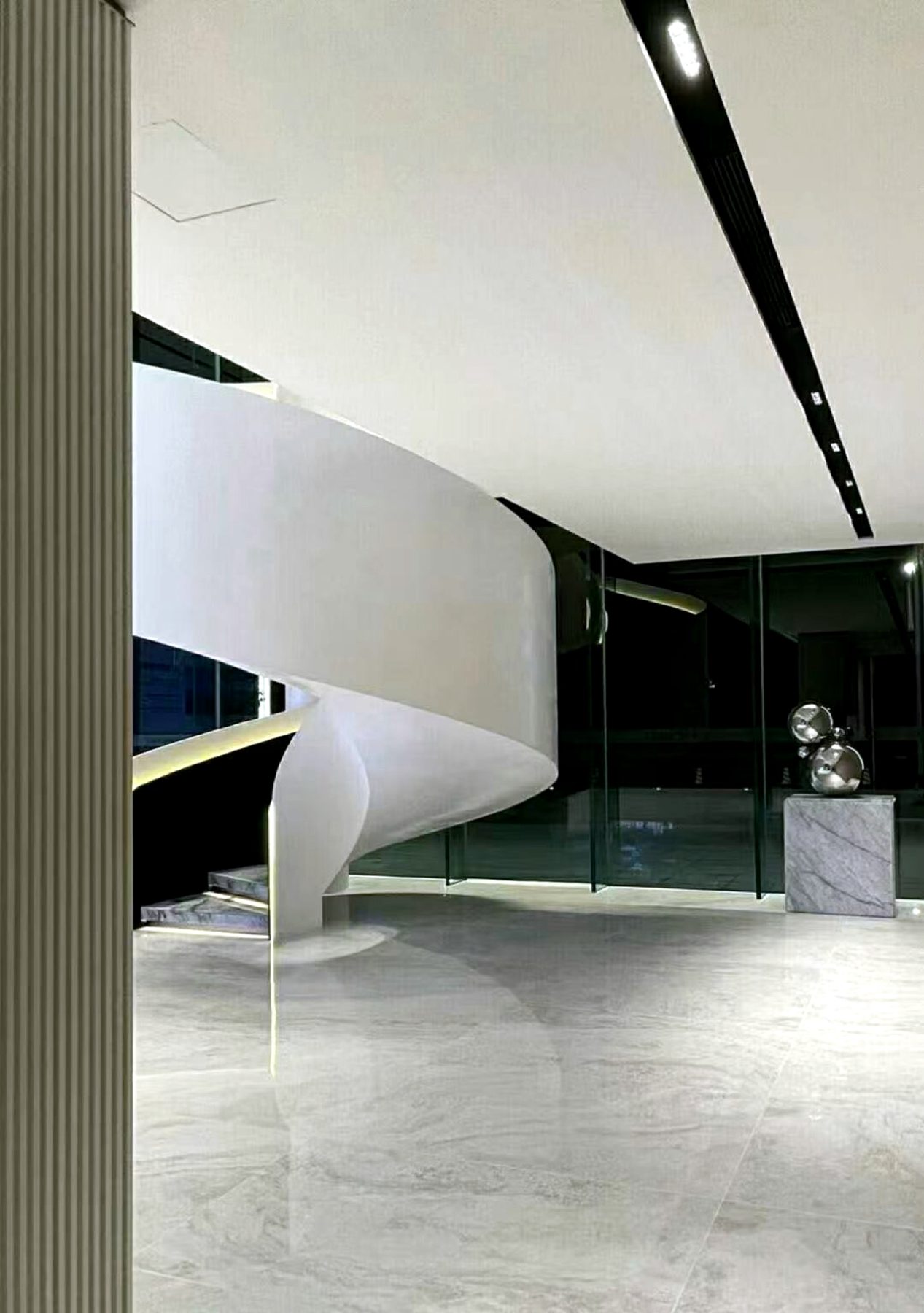 Helical staircase, sales centre — Nancheng, Dongguan